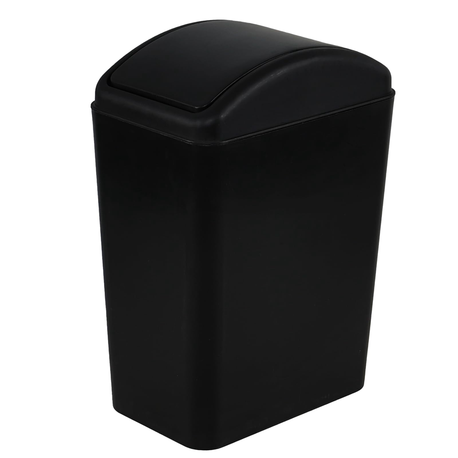 Garbage Bin 16 L/4 Gallon Plastic Slim Trash Can with Swing Lid 1 Pack