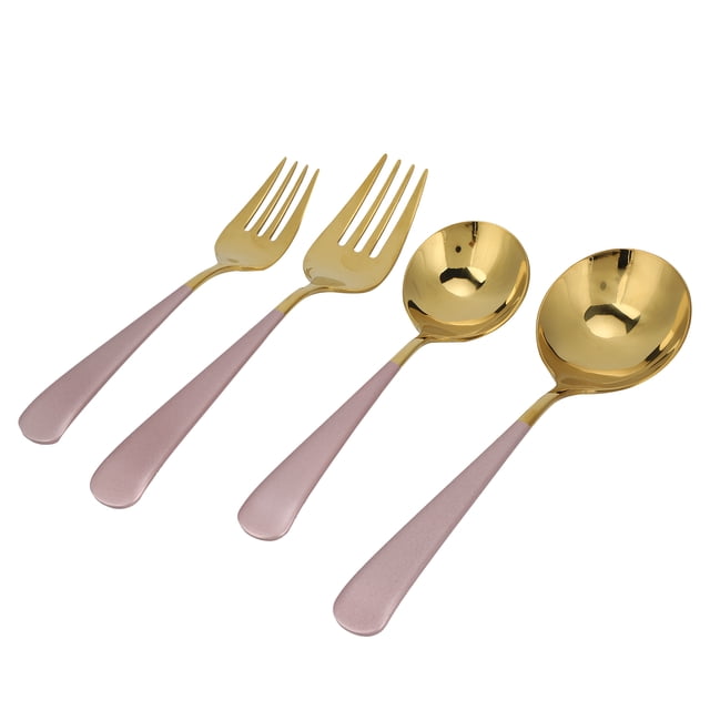 Juego de cubiertos de vajilla juego de cubiertos de cucharas de sopa tenedor de cucharas para cocina ANGGREK de acero inoxidable Vajilla Suministros de cocina language