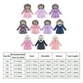 thumbnail image 2 of OBEEII Winter Coat for Kids Girls Floral Printed Thicken Parka Jacket Hooded Snowsuit Light Puffer Warm Casual Outwear with Pockets, 2 of 9