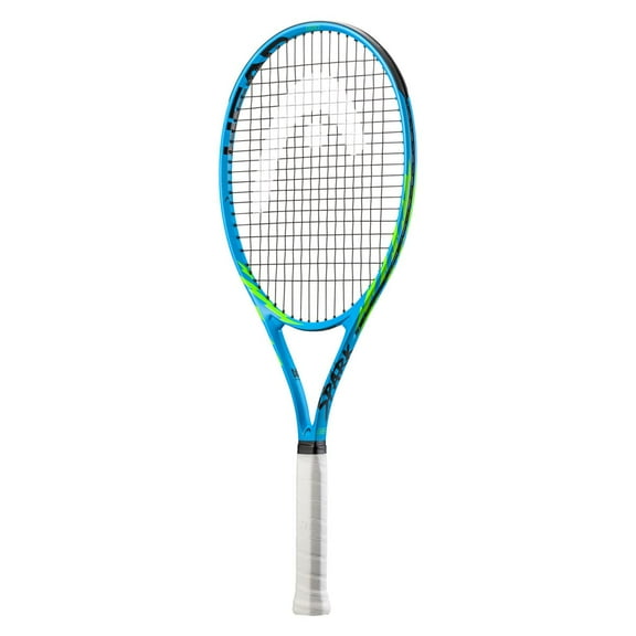 Head Mx Spark Elite Tennis Racquet, Colour Blue | Unisex (Strung) Grip Size - 43/8 Inches | For ‎intermediate | String Pattern - 16/19