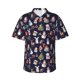 thumbnail image 1 of Balery Christmas Critters Delight Camisas hawaianas de manga corta para hombre, camisas playeras de corte holgado, camisas de vacaciones con botones,Medium, 1 of 7