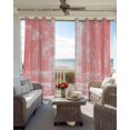 thumbnail image 4 of Pink Trees Blackout Curtains, Light Blocking Print Window Curtains, Forest Art Decor Spring Summer Nature Leaf Thermal Insulated Window Drapes for Living Room Kitchen Cafe 2 Panels, 104"W x 63"L, 4 of 9