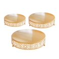 thumbnail image 1 of 3 / de soportes para tartas, bandejas para servir dulces y cupcakes, tarta de tarta de repostería, de postre de Oro, 1 of 9