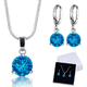 thumbnail image 1 of Conjuntos De Joyas Pendientes Y Collares Color Azul Malubero Malu1762, 1 of 3