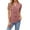 Pink, variant on Fashionable Women's V Neck Solid Color Short Sleeve T Shirt with Tie Bow Stylish, Comfortable, Versatile for Casual & Dressy, Available in Multiple Sizes