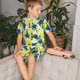 thumbnail image 4 of Balery Lilies Flowers Conjunto de Pijama Infantil de Manga Corta con Estampado – Ropa de Dormir de Algodón Suave-Small, 4 of 6