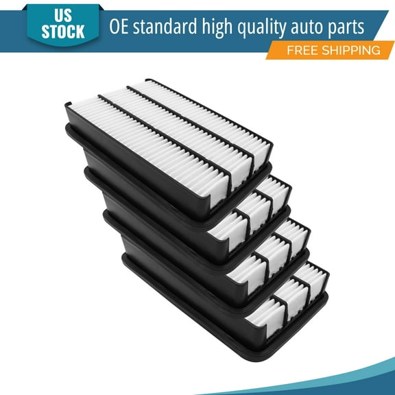 YXPCARS 4PCS Front Engine Air Filter for Toyota Camry Sienna Avalon Lexus RX300, New Air Filter Replacement (CA7351)