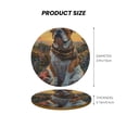 thumbnail image 5 of Xecao Flower Field Cute Bulldog for MDF Cork Coaster 4 Pcs,Drink Coasters,Suit for House Warming Gifts New Home ,Coffee Table Decor-Round Shape, 5 of 7