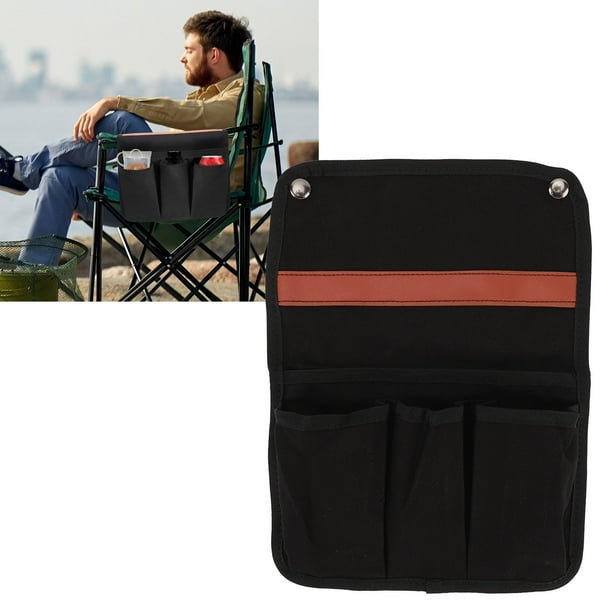 Bolsa Lateral Para Silla, Bolsa Para Apoyabrazos De Silla De Camping, Práctica, Transpirable, Portátil, De Alta Resistencia Para Silla Al Aire