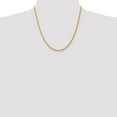 thumbnail image 2 of Auriga 14k Yellow Gold 3mm Parisian Wheat Chain Necklace 20inch for Women, 2 of 6