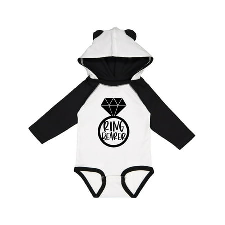 

Inktastic Ring Bearer Wedding Party Gift Baby Boy or Baby Girl Long Sleeve Bodysuit