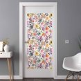thumbnail image 3 of Spring Botanical Window Privacy Film, Watercolor Floral Flowers Country Vintage Static Cling UV Sun Blocking Tint Film Heat Control Windows Films for Bedroom Bathroom, Window Stickers 35.4"x78.7", 3 of 8