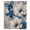 Blue Snow Beige, variant on White Blue Flowers Sheer Curtains 45 Inches Long, Vintage Elegance Butterfly Floral Light Filering Curtains, Breathable Simi Curtain Privacy Drapes for Kitchen Bathroom Small Window Treatment