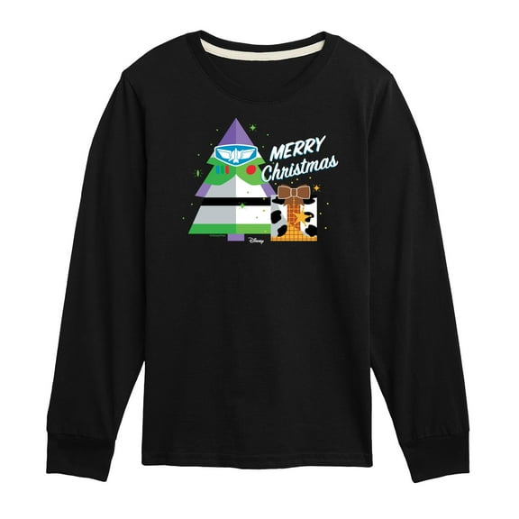 Toy Story - Merry Christmas Toy Story - Toddler And Youth Long Sleeve Graphic T-Shirt