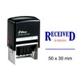 thumbnail image 2 of Self Inking Shiny Date Stamper With Received Text Ofiice Stationery Rubber Stamp S-827D, 2 of 4