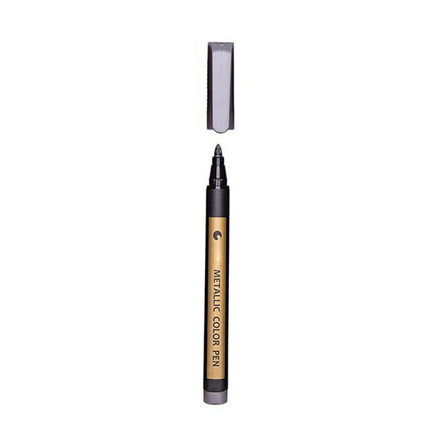 Binwennn Paint Highlight Pen Black CardDiy Photo Album Pen Water Based Color Metal Pen 1ml Heavy Duty Pen Big Markers Planner Pens No Fine Point Pens And Chocolate Pen Nib Pen Gel Ink Pens Medium