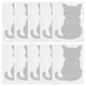 thumbnail image 1 of Juego de parches de reparación de 10 piezas para malla de pantalla de puerta, 1 of 4
