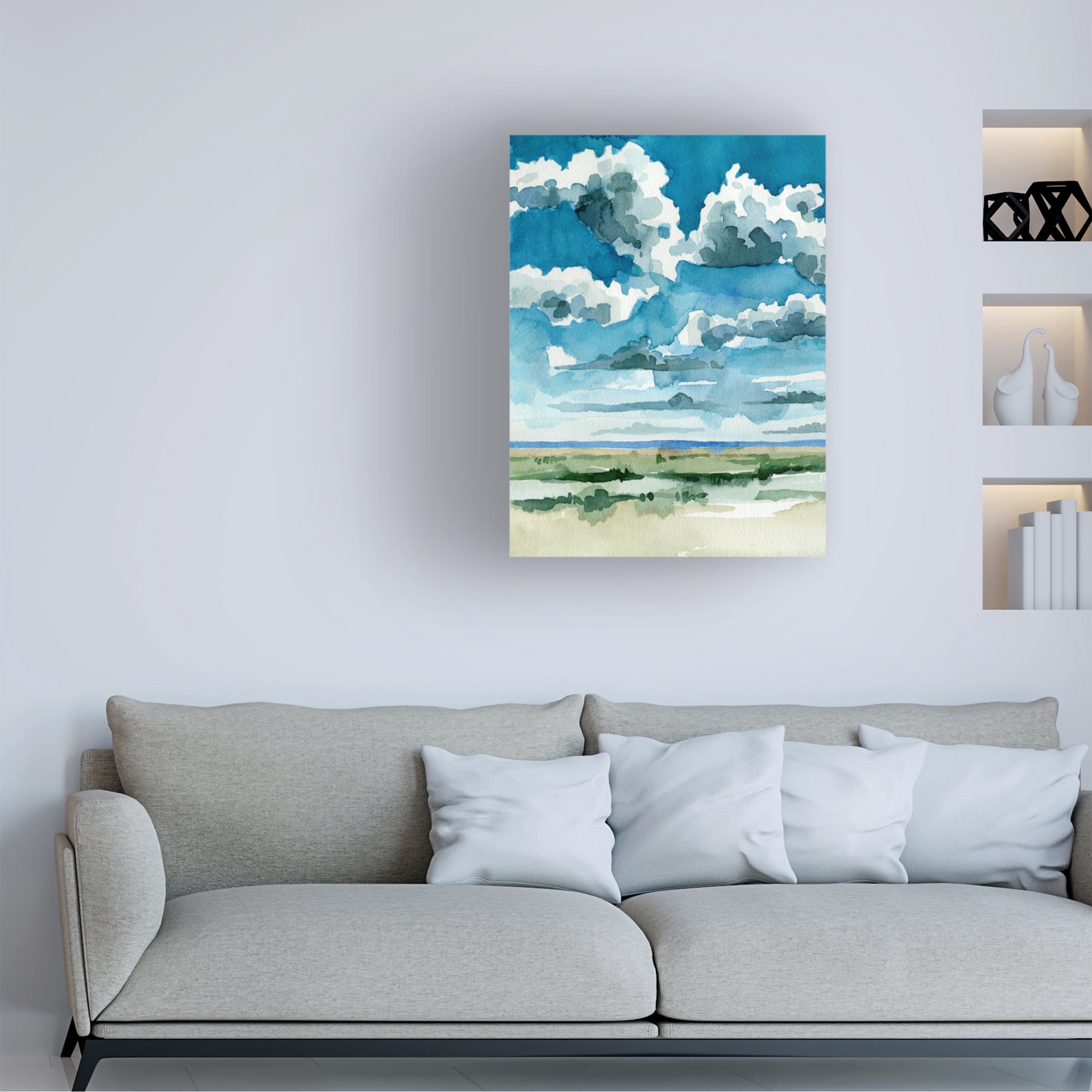 Emma Caroline 'Western Skies II' Canvas Art