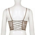 thumbnail image 4 of Veste Fille Serré Crop Tops Spandex Dentelle Multicolore Femmes Cultures, 4 of 20