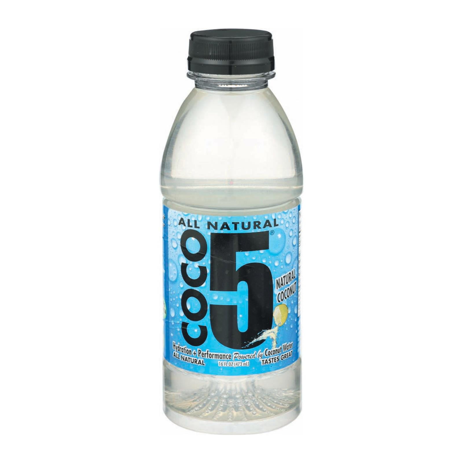 Coco5 Coconut Water - Coconut - Case of 12 - 16.9 fl oz - Walmart.com
