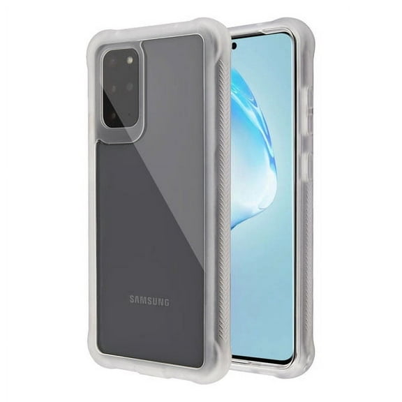 Samsung Galaxy S20 PLUS (6.7") Phone Case Clear Transparent Rugged Protective Shockproof Hard Back Cover Thickened Corners Heavy Duty Bumper Frame Defender Case WHITE Cover for Samsung Galaxy S20  5G