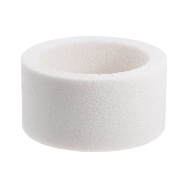 Unique Bargains Roue de Meulage 5 Pouces 46 Grains Tasse en Oxyde d'Aluminium Roue Abrasive, Blanc Corindon