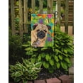 thumbnail image 2 of Carolines Treasures SC9451-FLAG-PARENT Pug Easter Eggtravaganza Flag  multicolor, 2 of 2
