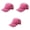 Pink, variant on 3 Pack Trucker Hats Classic Mesh Back Caps Adjustable Snap Closure (Black)
