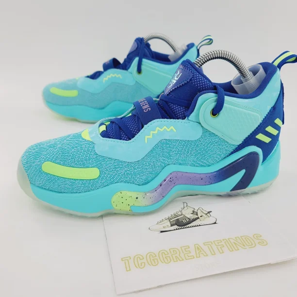 Adi - das D.O.N. Issue 3 GCA Donovan Mitchell Men's 9.5 Basketball Aqua Blue H68039