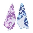 thumbnail image 5 of Unique Bargains 1 Pc Sports Towel Letter Quick Dry Towel Camouflage Blue, 5 of 5