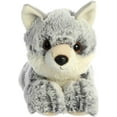thumbnail image 2 of Aurora - Small Gray Mini Flopsie - 8" Winter Wolf - Adorable Stuffed Animal, 2 of 4