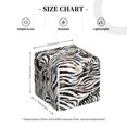 thumbnail image 2 of Honeii 's Leopard And Zebra for Leather Square Tissue Box Cover Holder: A Stylish Organizer for Tabletops, Bathrooms, Cars & Offices, 2 of 5