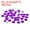 Purple, variant on Uxcell 25mm Flat Back Round Acrylic Rhinestones, 100 Pack Plastic Circle Gems for Jewelry Making Costume, Blue