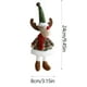 thumbnail image 5 of mfyjkho Adornos navideños de tela, pequeñas decoraciones colgantes, figuras de reno, Papá Noel y muñecos de nieve, decoración para árbol de Navidad (juego de 6), 5 of 6