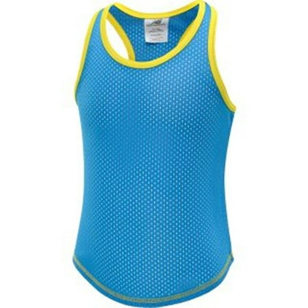 New Balance Girl Mesh Tank Top Blue NB731814 Small (Cheap And Best Sports Shoes)