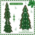 thumbnail image 3 of Mesa de madera Yookeer para decoración navideña, árbol de Navidad (3 piezas), 3 of 6