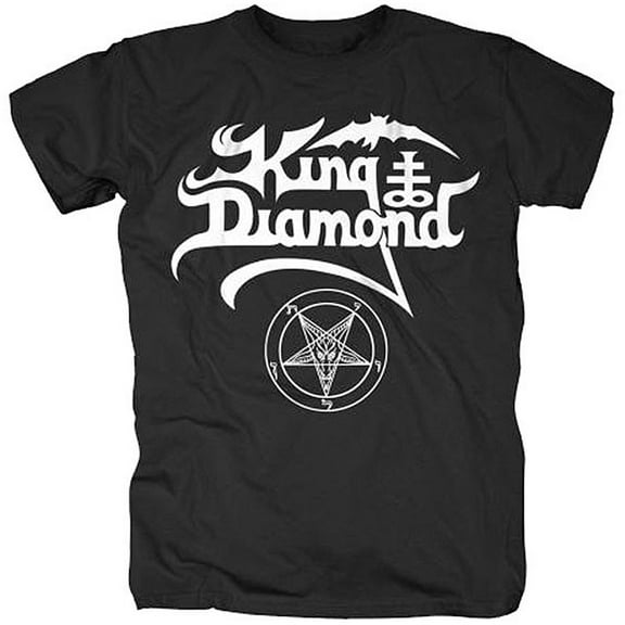 King Diamond Men's Name Logo T-Shirt Black M