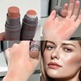 thumbnail image 5 of Blush Stick Double-ended Expansive Color Natural Long Lasting Matte Makeup Monochrome Creamy Rouge Blush Stick, 5 of 5