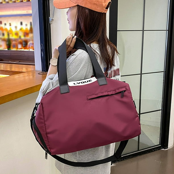 Bolsa de Viaje, Bolsa Deportiva para Gimnasio, Bolsa de Hombro para Fin de Semana, Bolsa de Fitness con Separación de Humedad y Humedad, Bolsa de Mano para Yoga y Ejercicios de Un Solo Hombro.