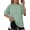 Bean Green, variant on Oversized T Shirts for Women with Pockets 3/4 Sleeve Summer Tops Loose Fit Y2K Fashion Tees