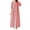 Red, variant on Women Casual Long Sleeve Plaid Dress Relaxed Fit Maxi Dresses
