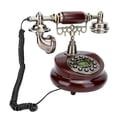 thumbnail image 1 of V BESTLIFE Teléfono Antiguo para Oficinadecoración del hogarteléfono Fijo clásico con Cableteléfono Retro Europeo clásicoteléfono de Resinadial Giratorioteléfono Fijo de Escritorio Khall 2.6112E+12, 1 of 6