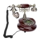 thumbnail image 1 of Teléfono Antiguo para Oficina, decoración del hogar, teléfono Fijo clásico con Cable, teléfono Retro Europeo clásico, teléfono de Resina, dial Giratorio, teléfono Fijo de Escritorio Unbranded 2611200050811, 1 of 7