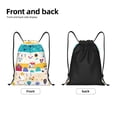 thumbnail image 2 of Yiaed Funny Farm Print Drawstring Bags Drawstring Backpack Bulk String Back Pack Gym Sport Bag-Small, 2 of 5