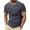 Dark Blue-03, variant on Men's Raglan Short Sleeve Shirts, Crewneck Exposed Seams Slim Fit Casual Tees Daily Wear