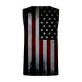 thumbnail image 5 of cllios Independence Day Tank Tops for Men Patriotic USA Flag Print Pattern Tees Comfortable Crewneck Top Big and Tall Sleeveless T Shirt Vest, 5 of 5