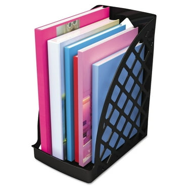 Universal Office Products 08119 Recycled Plastic Large Magazine File, 6 1/4 X 9 1/2 X 11 3/4, Black