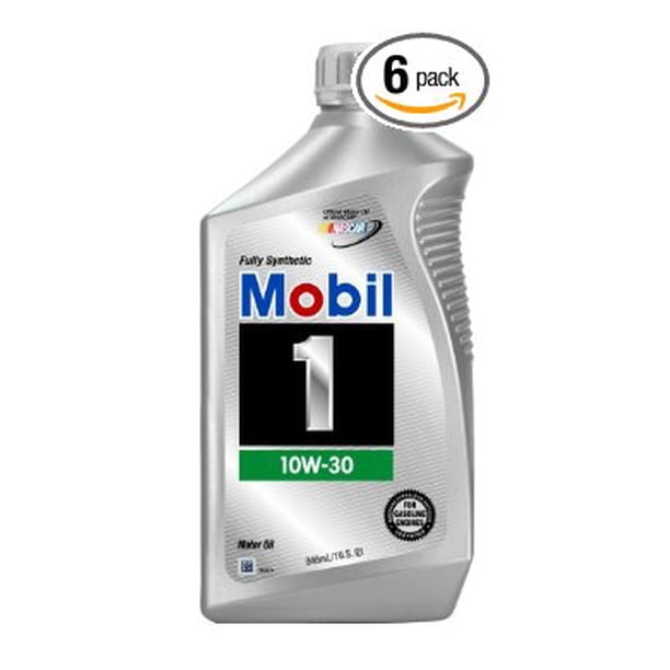 Mobil 1 94003 10W30 Synthetic Motor Oil 1 Quart (6 pack) Walmart