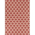 thumbnail image 5 of BoutiqueRugs Whitelaw Geometric Runner Rug - Dark Pink, Beige - 2'6" x 8' Runner, 5 of 6