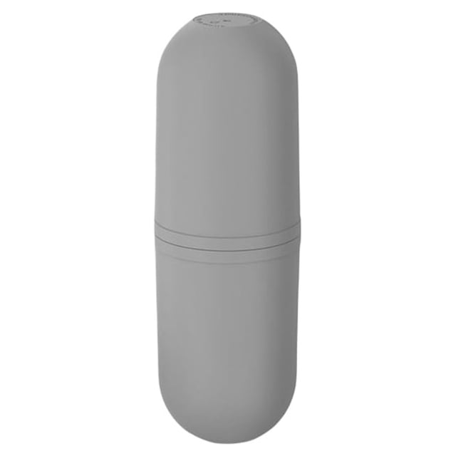 Bearachild Estuche de viaje para almacenamiento de cepillos de , organizador de afeitadora de de , taza de , caja de cosméticos, accesorios de Juegos de accesorios de baño Gris
